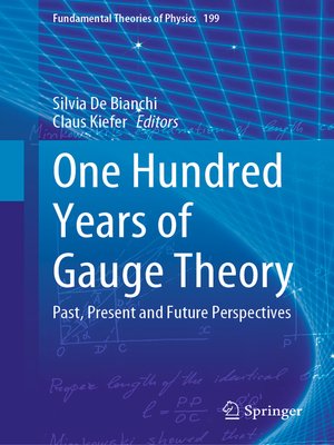 cover image of One Hundred Years of Gauge Theory